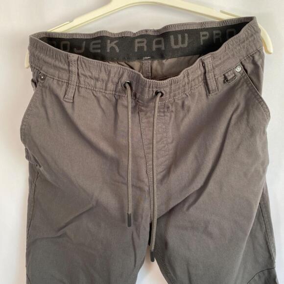 Projek Raw Men's Cargo Jogger Pants - Elastic Waist, Slim Fit, Black, Size M - Picture 2 of 16